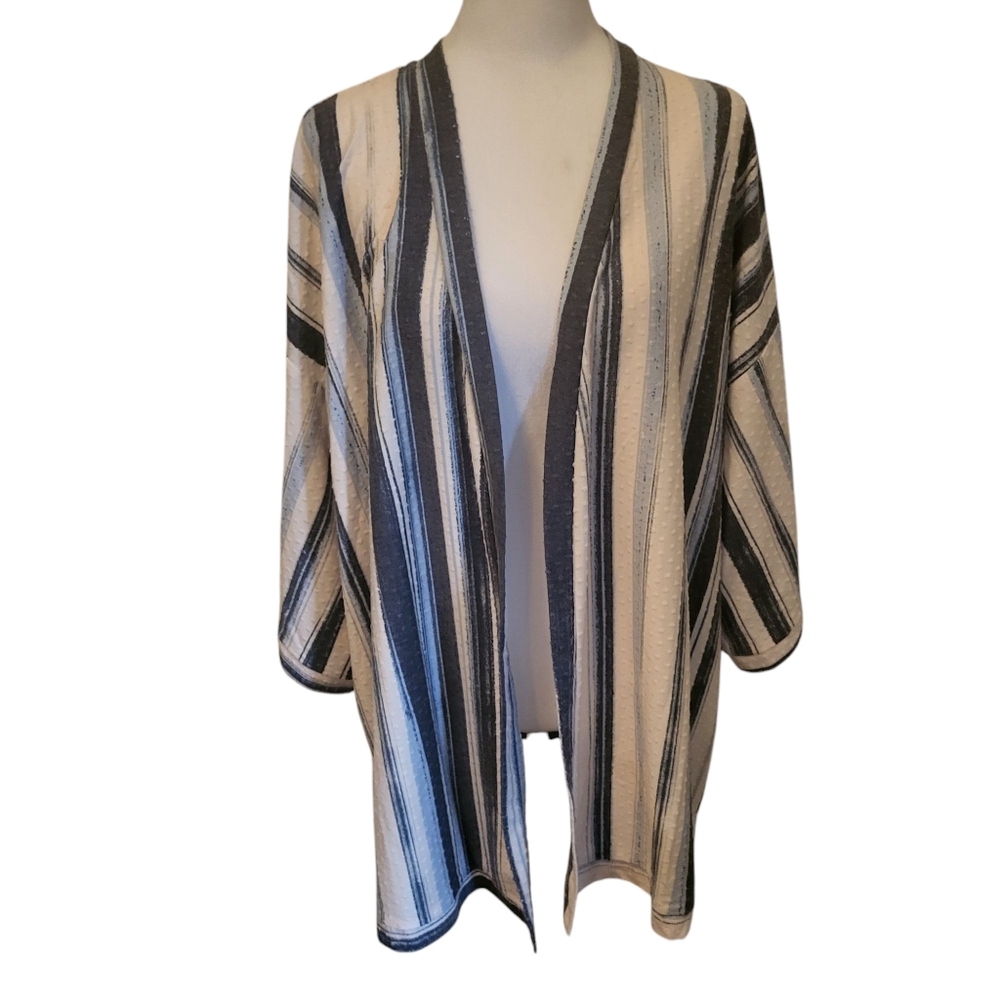 Belldini Plus Open Front Cardigan sz 1X